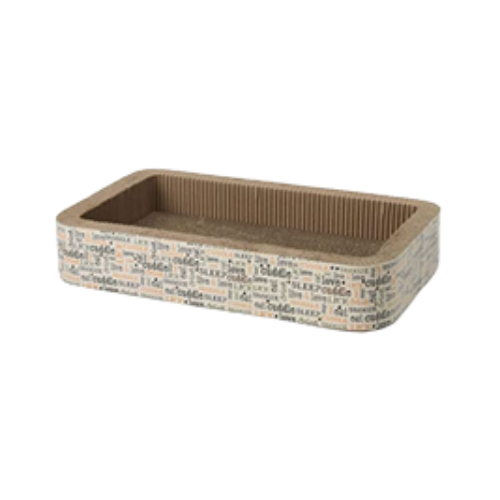Petrageous Rectangle Cardboard Cat Scratcher 