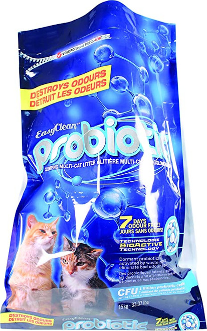 Pestell Easy Clean Probiotic Clumping Multi-Cat Litter