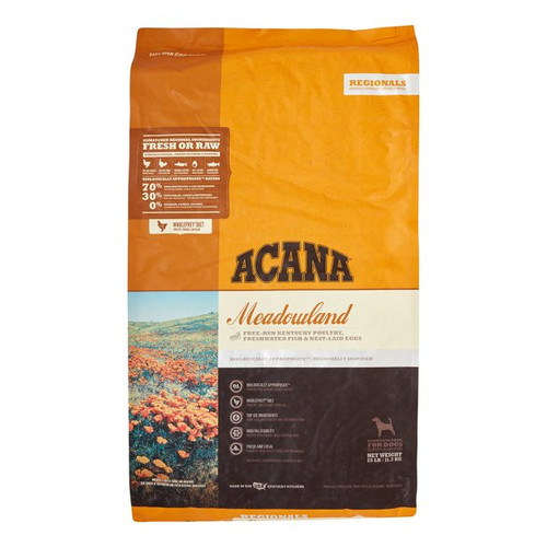 Acana Meadowlands Grain-Free Dry Dog Food 25 lb