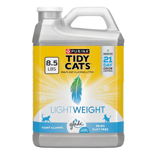 Tidy Cats Light Weight Glade Dust Free Clumping Cat Litter 8.5 lb