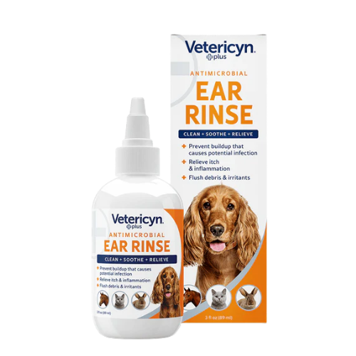 Vetericyn Plus Antimicrobial All Animal Ear Rinse 3 oz