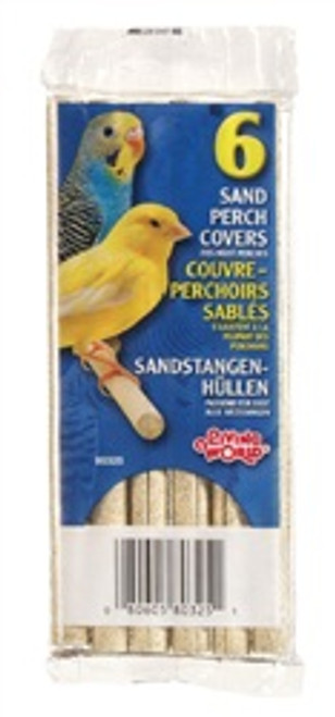 Hagen Sanded Perch Covers 6 Pack S