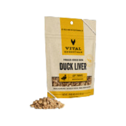 Vital Essentials VitalCat Duck Liver Freeze-Dried Cat Treats .9 oz