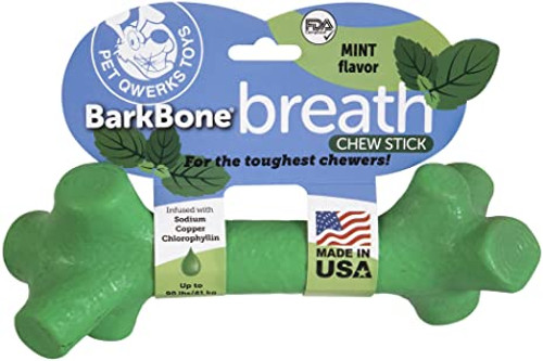 Pet Qwerks BarkBone Breath Chew Stick Nylon Dog Chew Toy