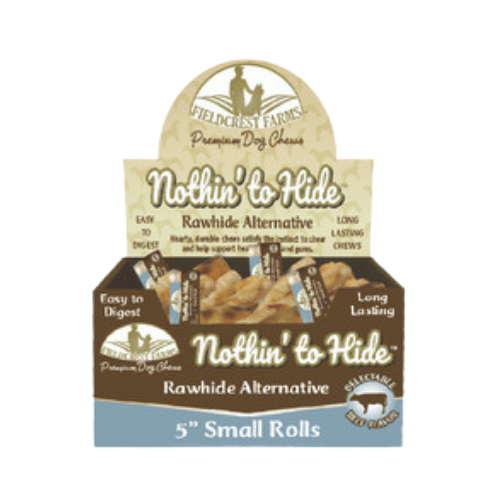 Spot Fieldcrest Farms Nothin' to Hide Beef Roll for Dogs 5 in