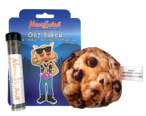 Meowijuana Get Baked Cookie Cat Toy 