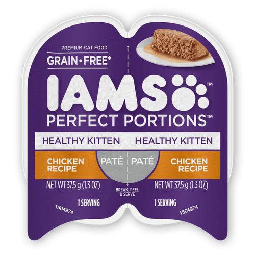 Iams Perfect Portions Chicken Pate Wet Kitten Food