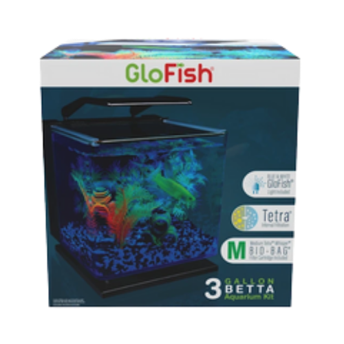Tetra GloFish Betta Glass Kit 3 gal