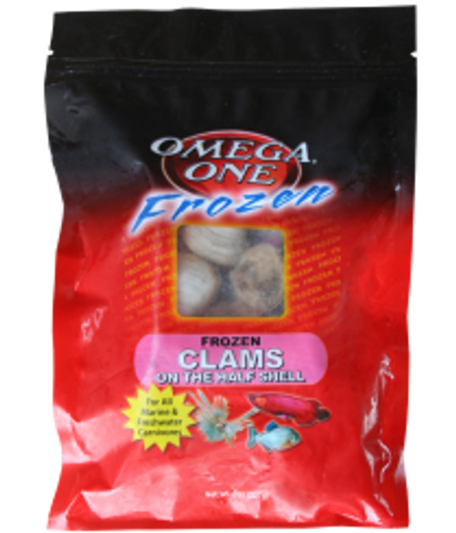 Omega One Frozen Clams on Half Shell 4 oz