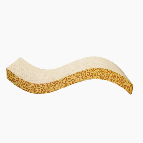 Catit Cardboard Scratcher with Catnip S-Shape 