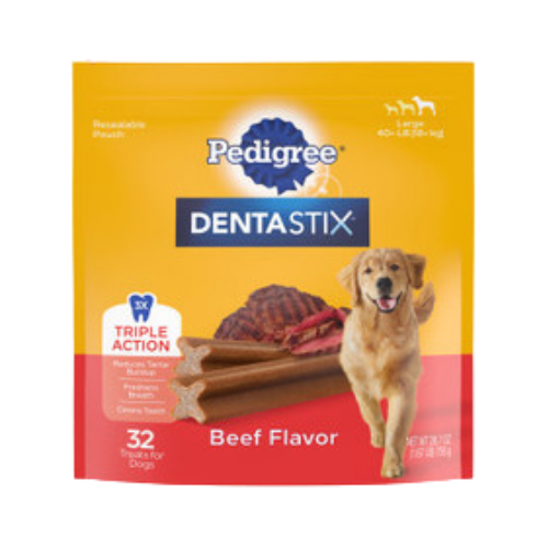Pedigree Dentastix Large Beef Flavor Dental Treats