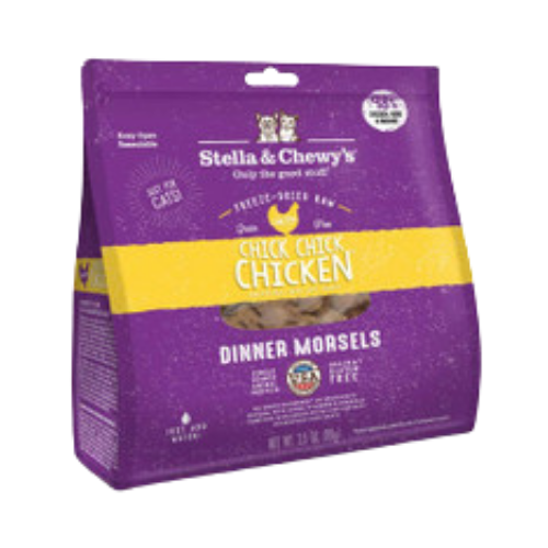 Stella & Chewy's Chick Chick Chicken Dinner Morsels Freeze-Dried Raw Cat Food