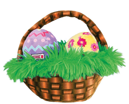 Kong Spring Easter Basket Dog Toy M