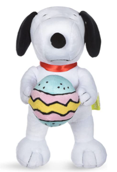 Fetch Peanuts Easter Egg Snoopy Plush Dog Toy 9 in