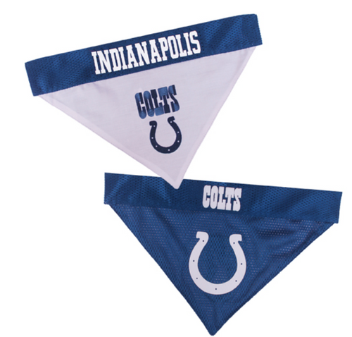 Pets First Indianapolis Colts Reversible Dog Bandana