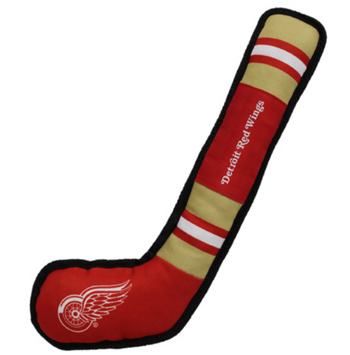 Pets First Detroit Red Wings Hockey Stick Dog Toy 