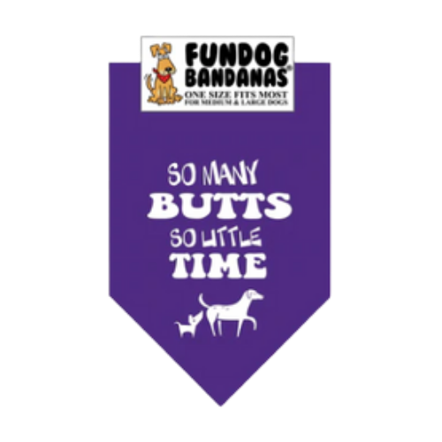 Fun Dog Bandanas So Many Butts Pet Bandana 