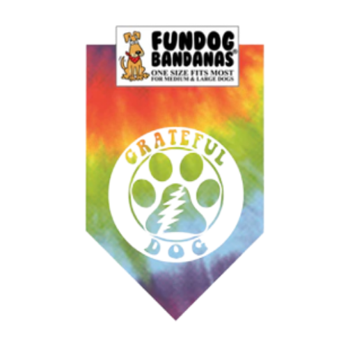 Fun Dog Bandanas Grateful Dog Pet Bandana 