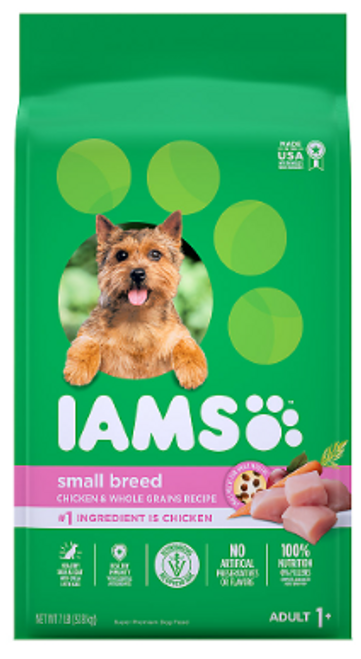 Iams Proactive Health Adult Small & Toy Breed Dry Dog Food 7 lb