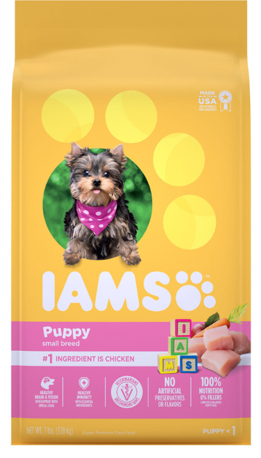 Iams Proactive Health Smart Puppy Small & Toy Breed Dry Dog Food 7 lb