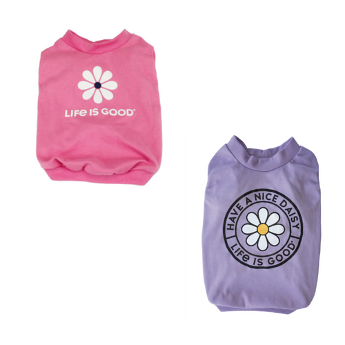 Coastal Pet Products Life is Good Daisy Dog T-Shirt