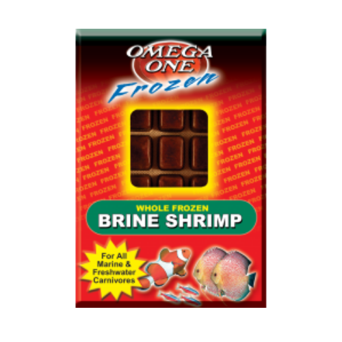 Omega One Frozen Brine Shrimp Cube Pack 3.5 oz