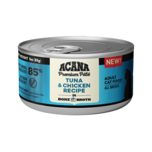 Acana Premium Pate, Tuna & Chicken Recipe Wet Food for Adult Cats