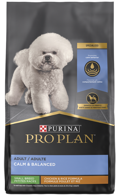 Purina Pro Plan Calm & Balanced Small Breed Chicken & Rice Calming Dry Dog Food