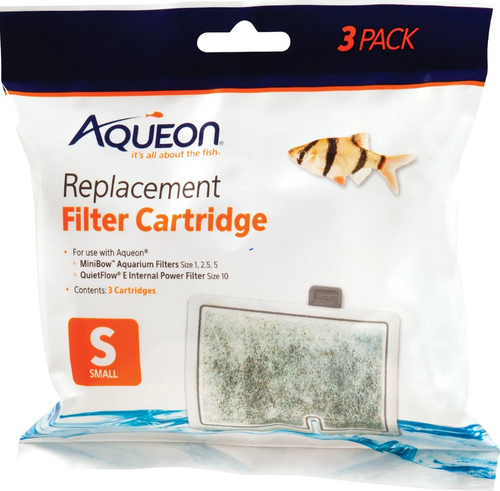 Aqueon Mini Bow Filter Cartridges 3 pk