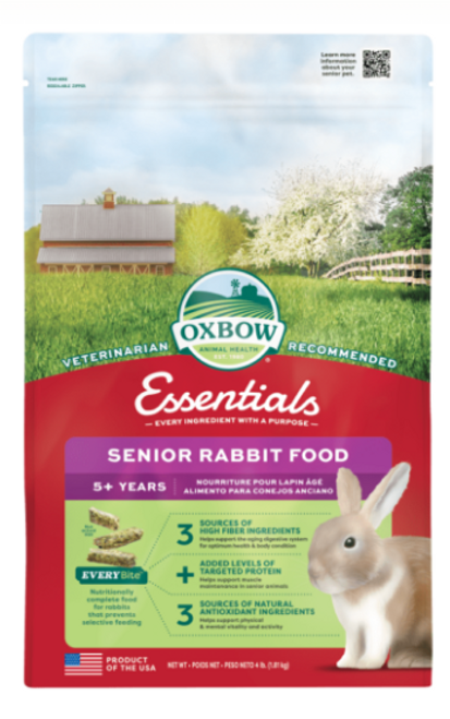 Oxbow Essentials Senior Rabbit Food 4 lb