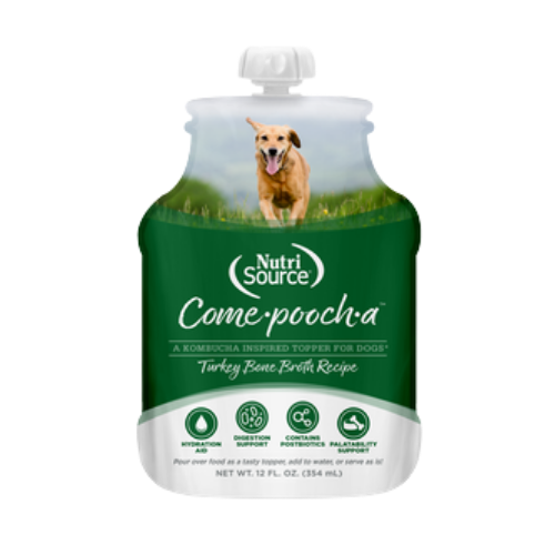 Nutrisource Come-Pooch-A Turkey Bone Broth Recipe for Dogs 12 oz