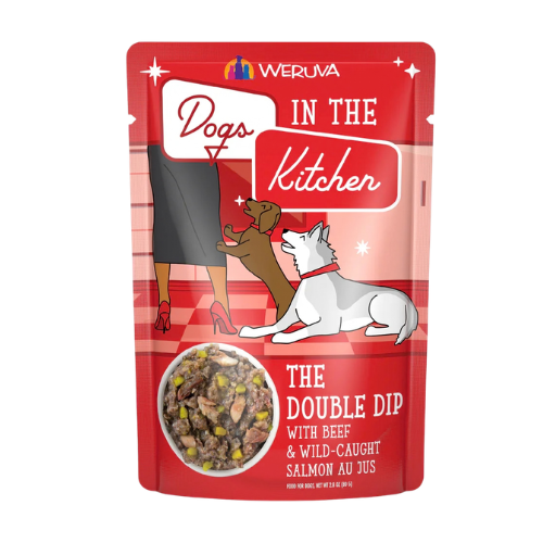 Weruva The Double Dip with Beef & Wild-Caught Salmon Au Jus Dog Food