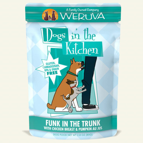 Weruva Funk in the Trunk with Chicken & Pumpkin Au Jus Dog Food