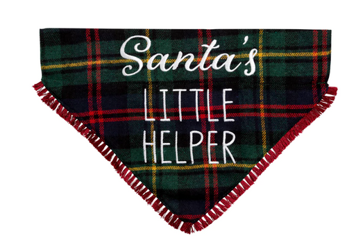 Pearhead Holiday Santa's Helper Pet Bandana 