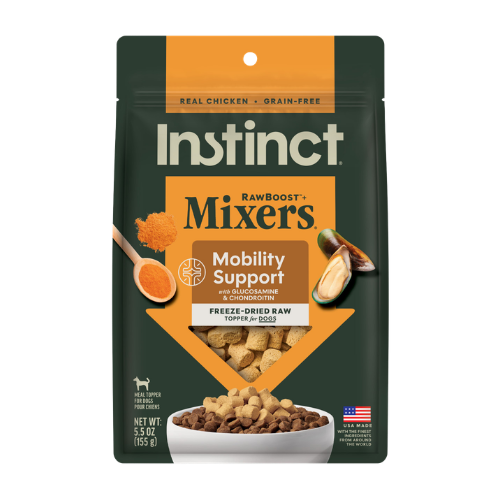 Instinct Freeze-Dried Raw Boost Mixers Grain-Free Mobility Support Recipe Dog Food Topper 5.5 oz