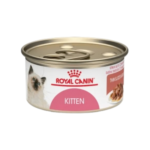 Royal Canin Kitten Thin Slices in Gravy Canned Cat Food 12 ct
