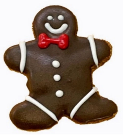 Pawsitively Gourmet Classic Holiday Gingerbread Man Dog Cookie 