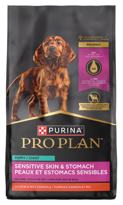 Purina Pro Plan Puppy Sensitive Skin & Stomach Salmon & Rice Dry Dog Food