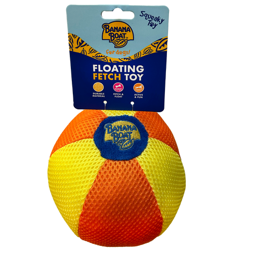 Banana Boat Hydrating Fetch Ball Dog Toy 