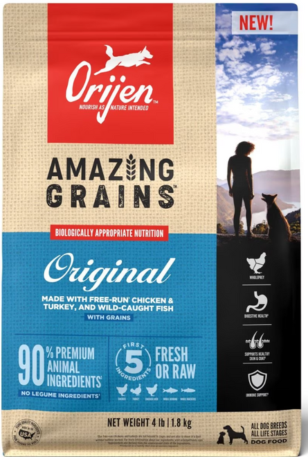 Orijen Amazing Grains Original Dry Dog Food