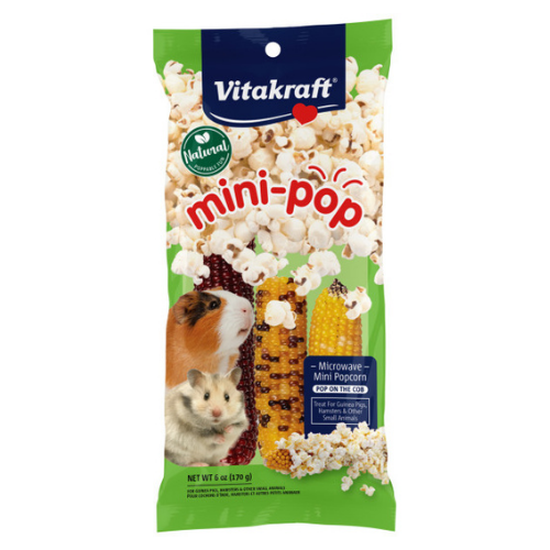 Vitakraft Mini-Pop Small Animal Microwavable Popcorn Treat 