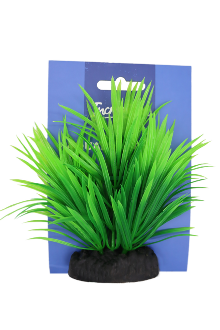 Incredipet Plastic Bulbophyllum Aquarium Plant, Green 4 in