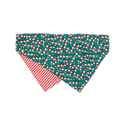 Fuzzyard Holiday Candy Cane Dog Bandana
