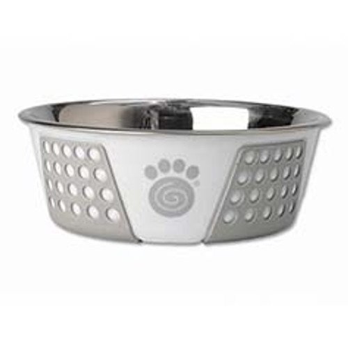 Petrageous Designs Fiji Non-Skid Stainless Steel Bowl