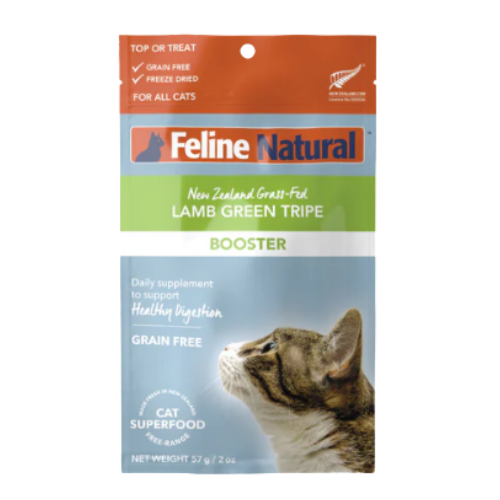 Natural Pet Food Group Grass-Fed Lamb Green Tripe Booster Daily Supplement for Cats to Support Digestive Health 2 oz