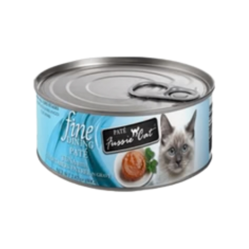 Fussie Cat Fine Dining Pate Tuna with Vegetables Entrée in Gravy Canned Cat Food