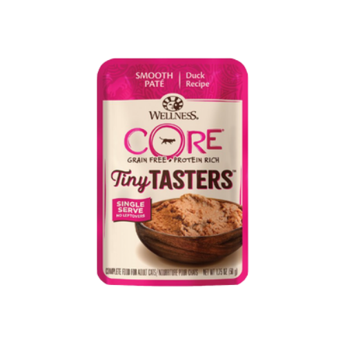 Wellness CORE Tiny Tasters Duck Recipe Smooth Pate Wet Cat Food Pouch