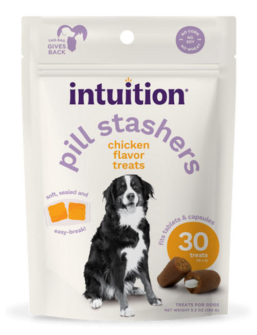 Intuition Chicken Flavored Pill Stashers for Dogs 5.3 oz