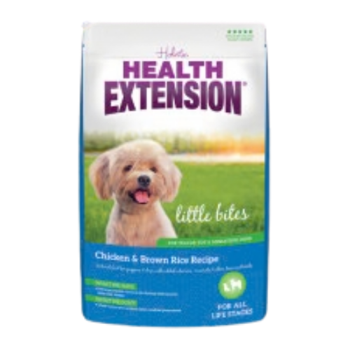 Health Extension Little Bites Chicken & Brown Rice Recipe All Life Stages Dry Dog Food