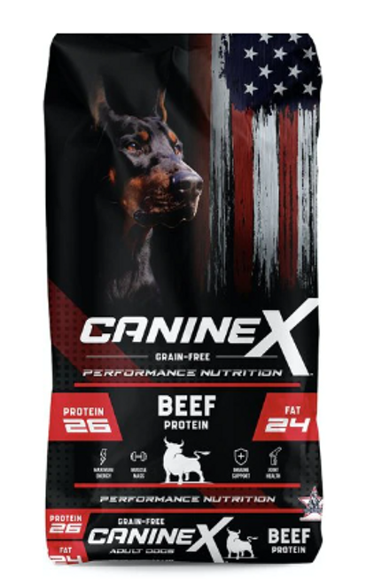 Sportmix CanineX Grain-Free Performance Beef Formula Dry Dog Food 40 lb